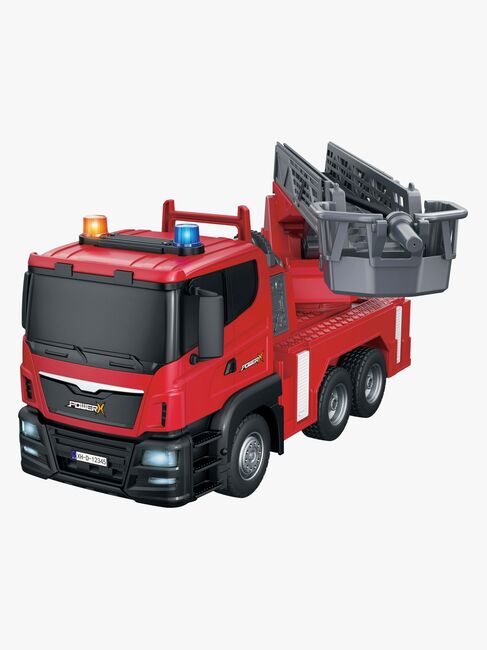 Power X Fjernstyrt Brannbil med Vannspyler