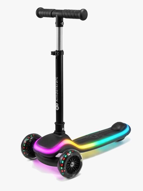 Kinderkraft Raket Sammenleggbar 3-hjuls Sparkesykkel, Svart