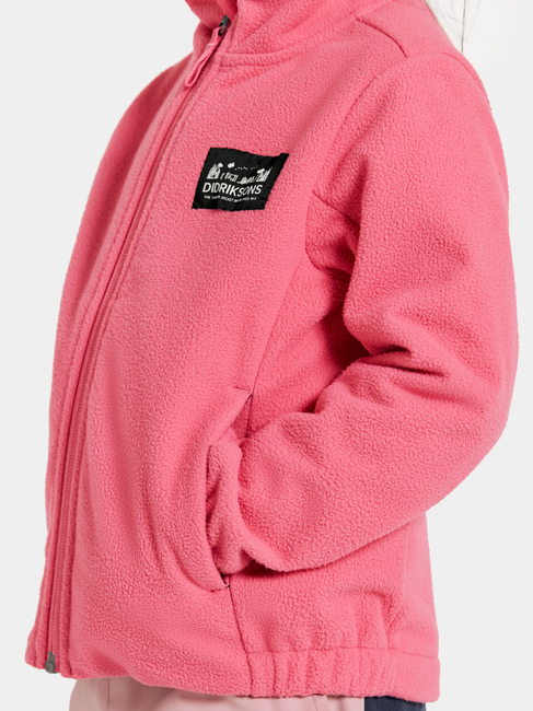 Didriksons Muskot  Vindtett Vindfleecejakke, Dusty Azalea