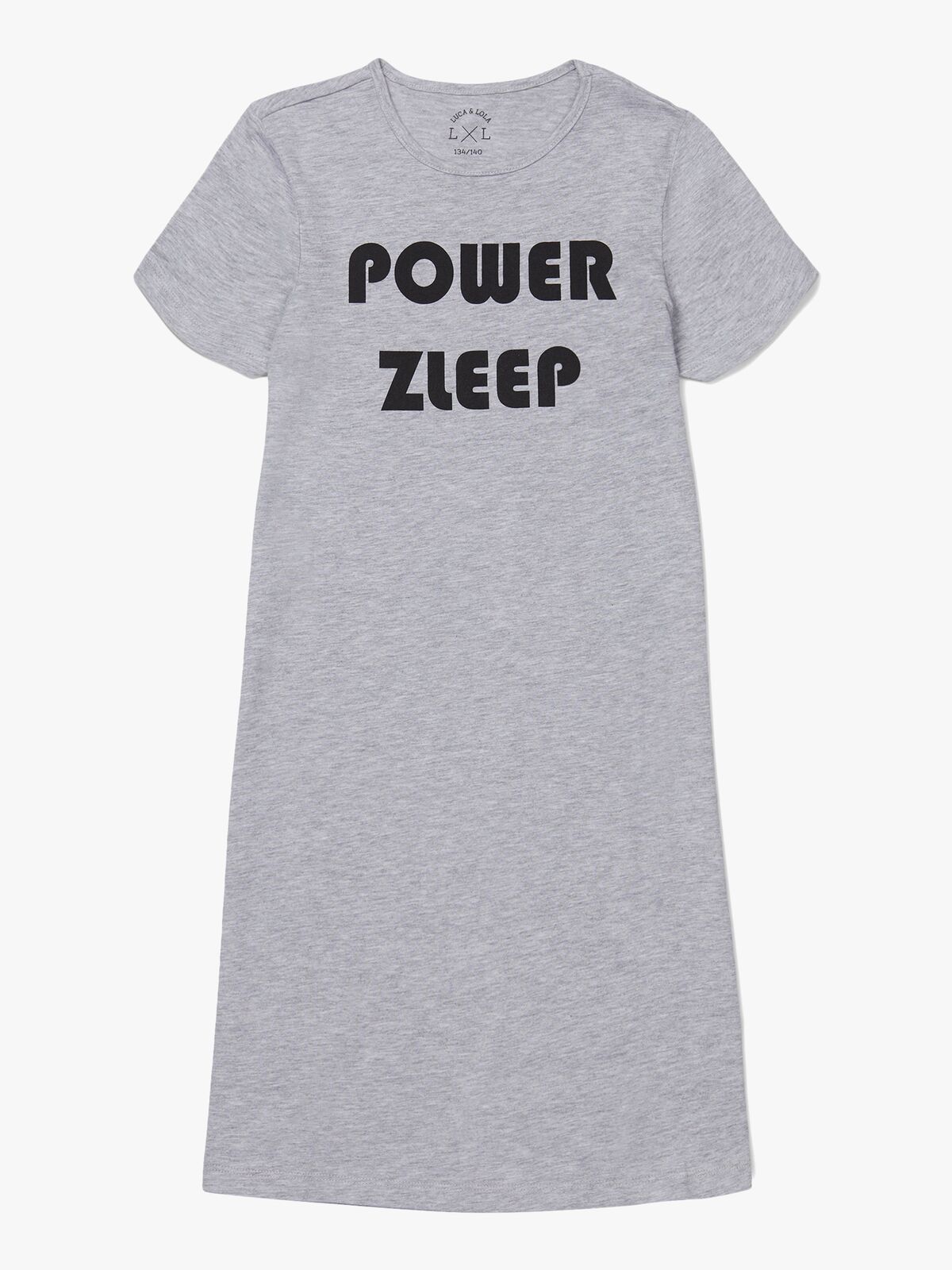 Luca & Lola Ester Nattkjole, Grey Melange