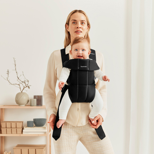 Babybjörn Mini Bæresele Vevd, Svart