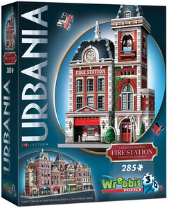 Wrebbit Urbania Fire Station 3D-puslespill