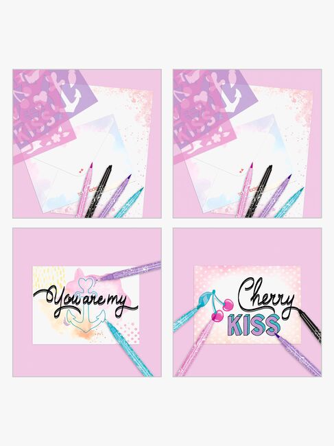 TOPModel Brevpapir i Boks Handlettering