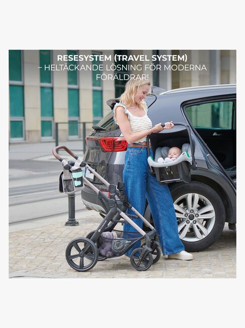 Kinderkraft MOOV 2 Air 3-in-1 Kombivogn, Sand Beige