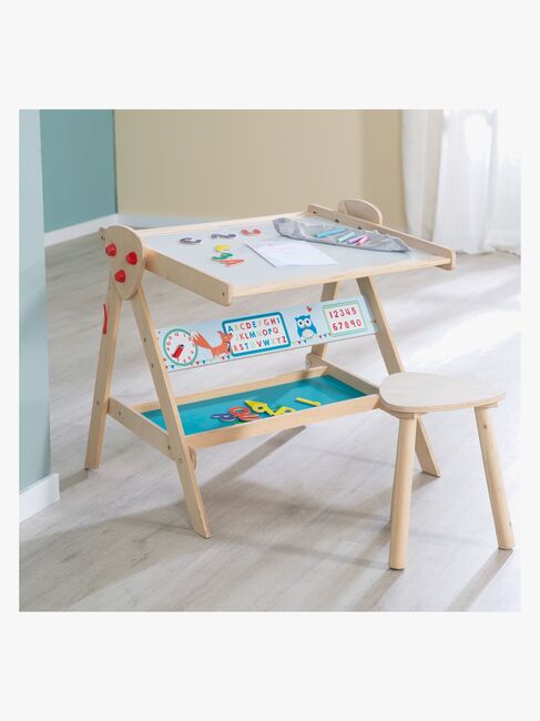 Roba Easel 3-in-1 Krittavle med Hylle & Krakk