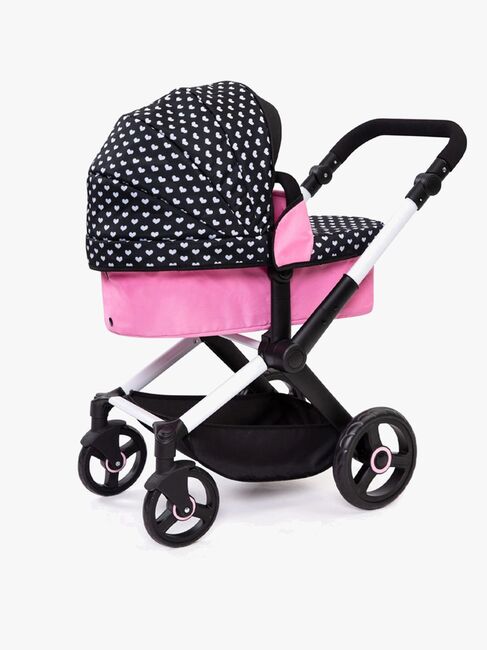Bayer Design Xeo Dukkevogn, Svart/Rosa