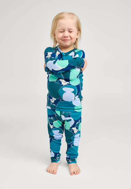 Reima Moomin Trivsam Superundertøy Merinomix, Dark Teal