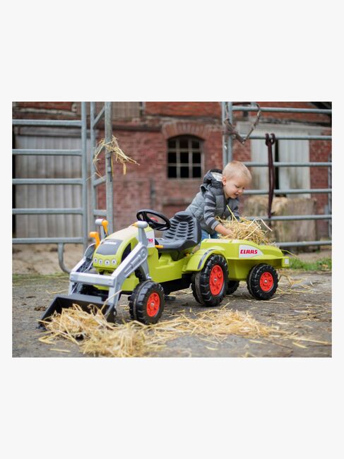 BIG Trampetraktor med Henger Claas Celtis