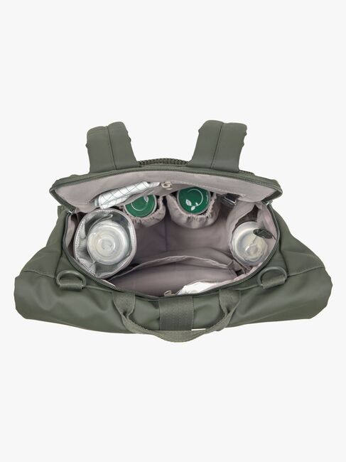 Lässig Rolltop Stelleveske Ryggsekk, Olive