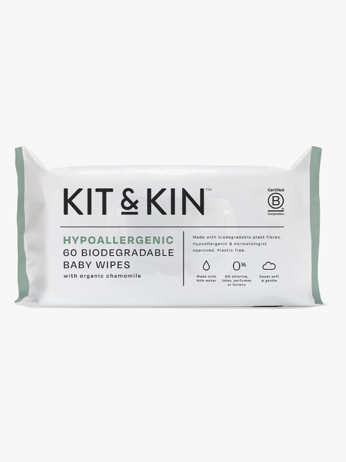 Kit & Kin Våtservietter 60-Pakk