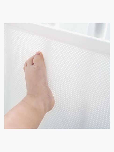 BabyMatex Bump Air Sengekant 30 x 180 cm Pustende, hvit 