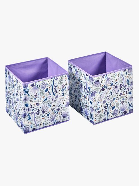 Disney Frozen Oppbevaringskasser 2-Pack, Lilla