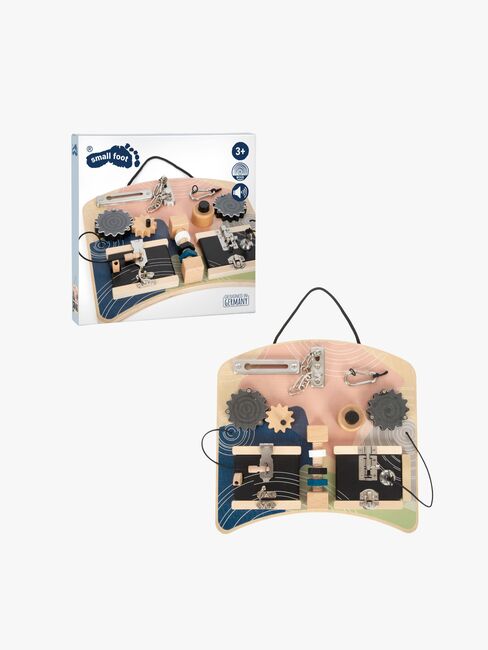 Small Foot Motorikkbrett med Lås og Snurrefunksjon