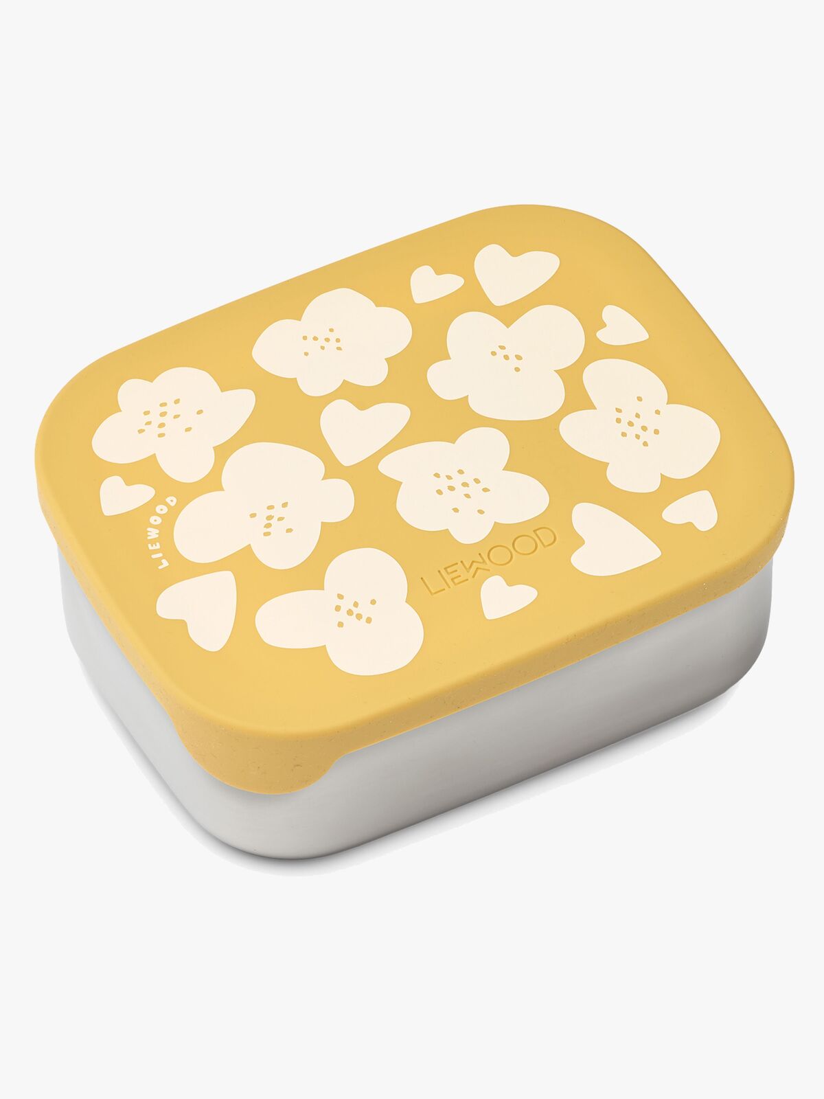 LIEWOOD Arthur  Mønstret Matboks, White/Yellow