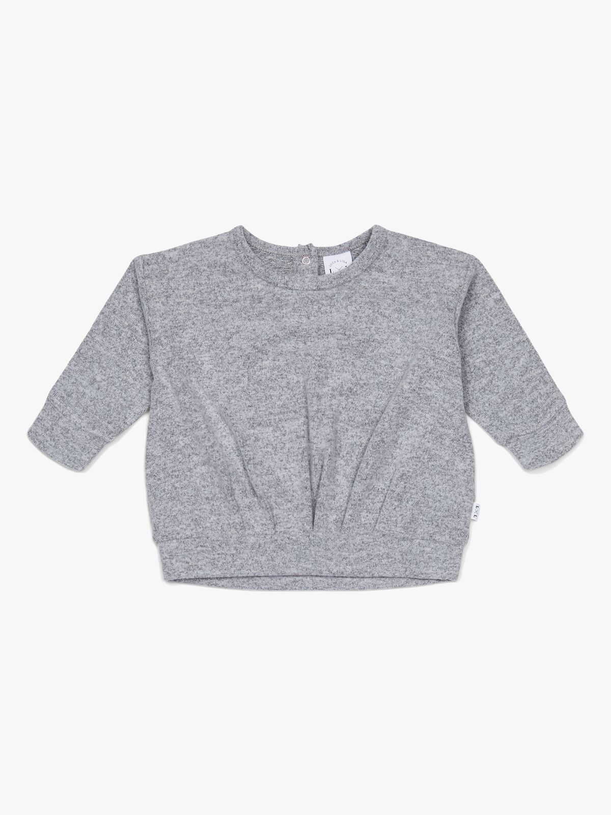 Luca & Lola Rosella Genser Baby, Grey Melange
