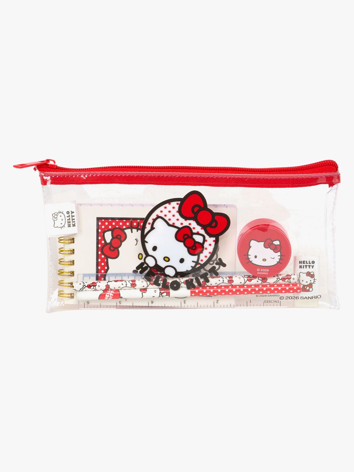 Hello Kitty Pennal med Skrivesett, Rosa