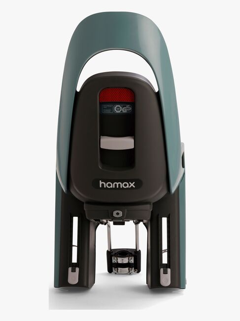 Hamax CARESS Sykkelsete med Låsbart Rammefeste, Green/Black