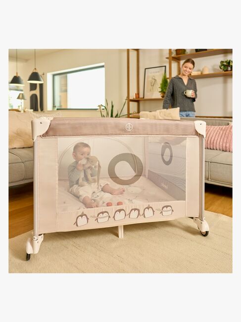 Lionelo BONNIE Lekegrind  for Barn & Baby, Grey Scandi