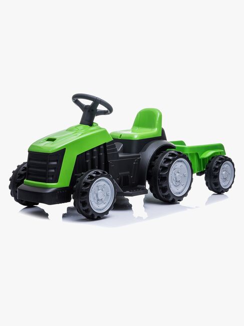Azeno Eltraktor Med Tilhenger, Grønn