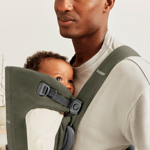 BabyBjörn Mini Bæresele Vevd, Mørkegrønn