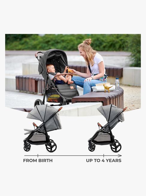 Kinderkraft GRANDE PLUS Sportsvogn, Pink