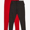 Luca & Lola Linda Leggings 2-pack, Tap Shoe/Red