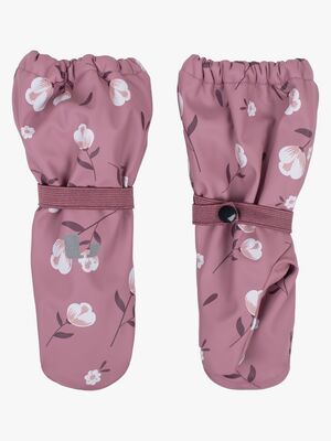 Lindberg Lekhyttan  Fôrede Regnvotter, Dahlia/White