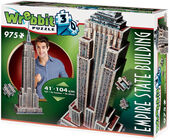 Wrebbit Empire State Building 3D-puslespill 975 Brikker