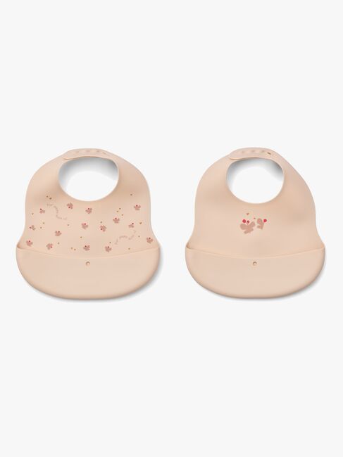 LIEWOOD Ember Mønstret Smekke 2-Pakk, Mini Butterfly/Apple blossom