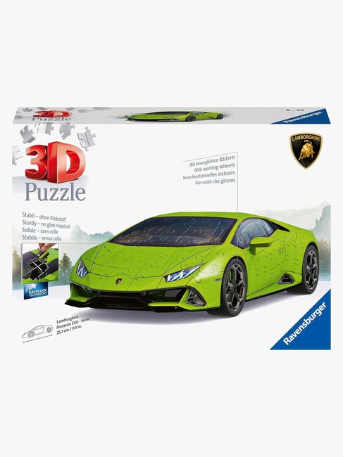 Ravensburger Lamborghini Huracán EVO-Verde 3D-puslespill 156 Brikker