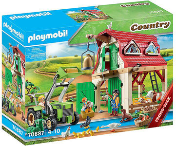 Playmobil 70887 Country Gård med Små Dyr