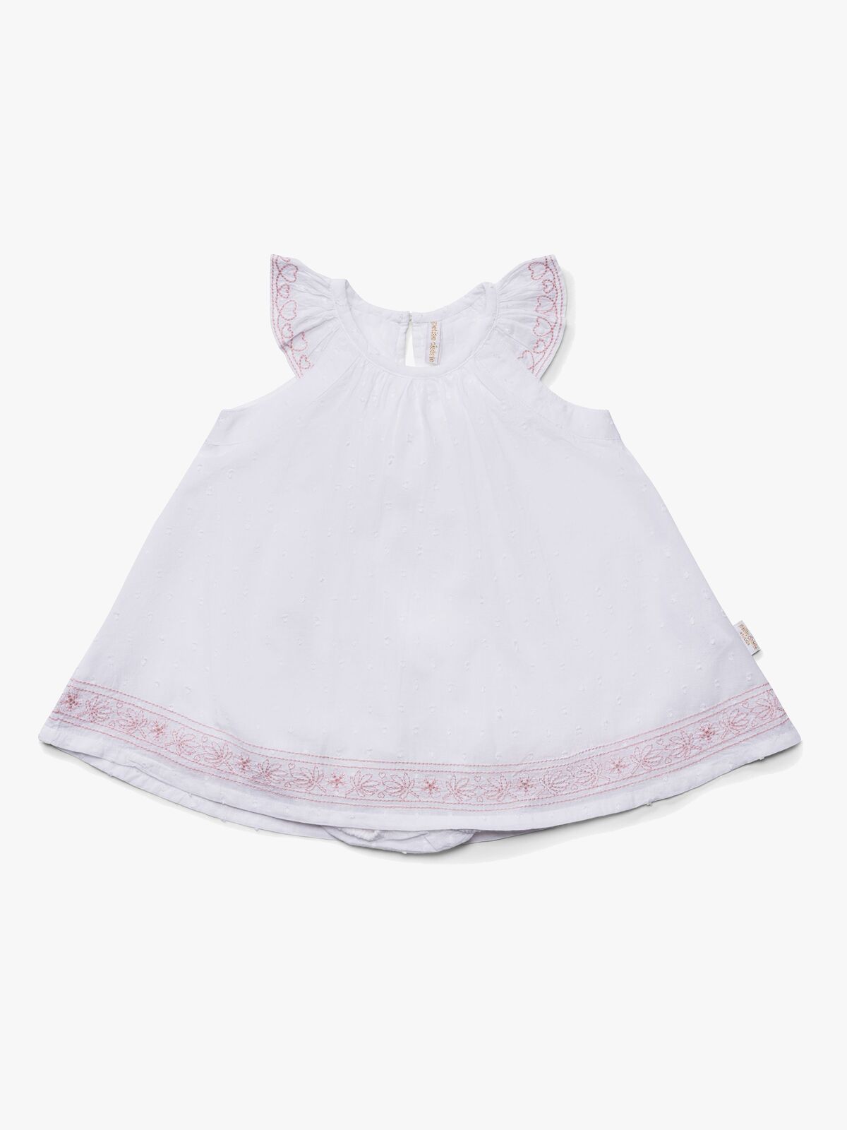 Petite Chérie Atelier Vere Kjole, White/Pink
