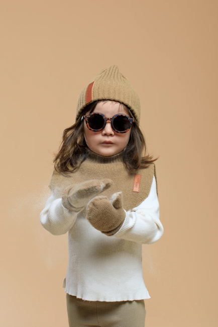 BabyMocs Strikket Lue, Caramel