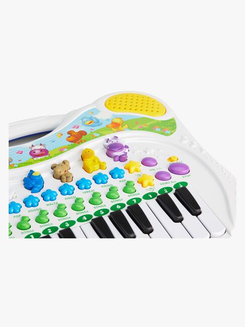 Cloudberry Castle Piano med Lys Dyr