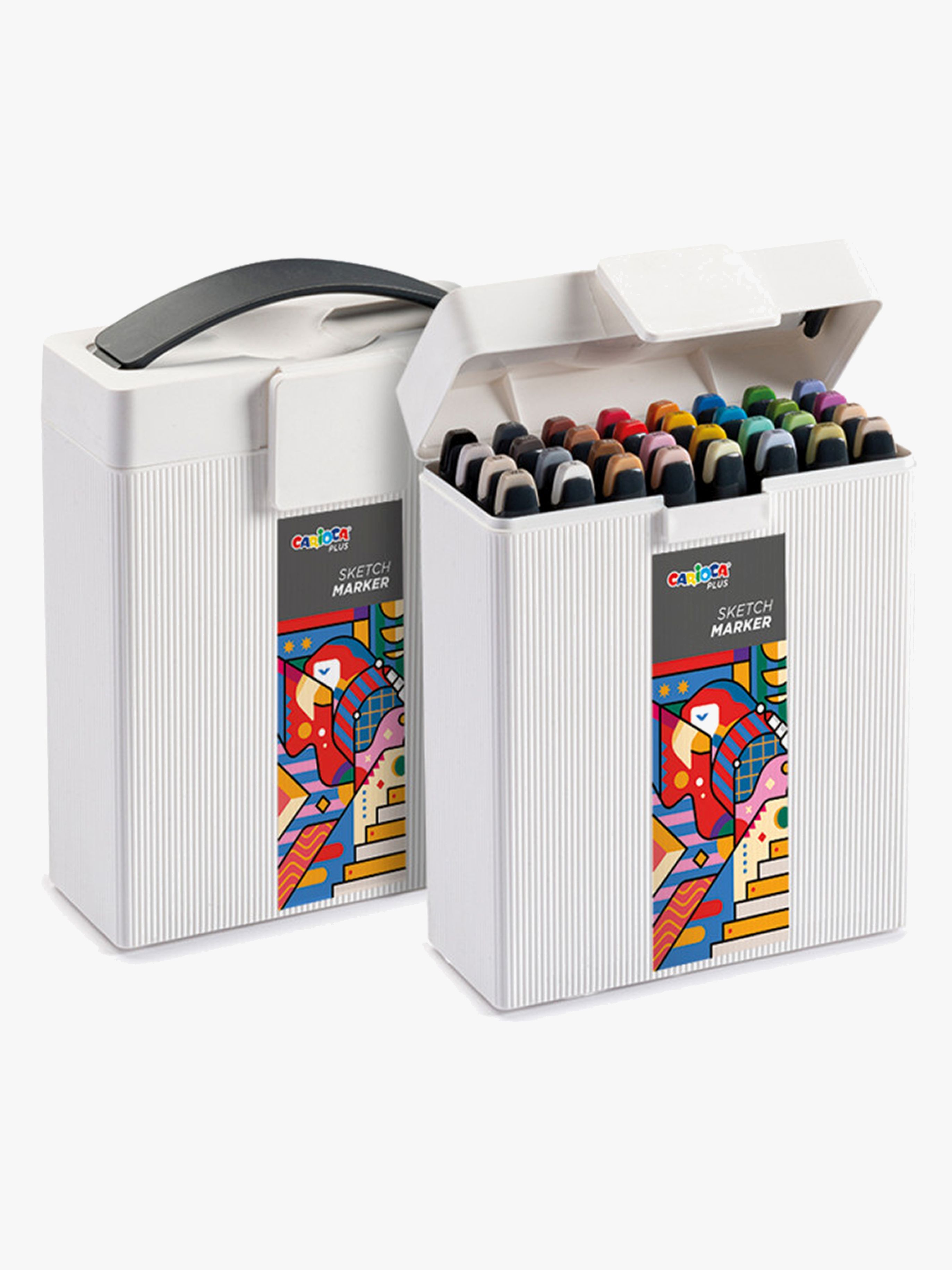 Carioca Plus Alkoholbaserte Skissepenner 32-Pakk - Tusjer & Malersett - Plast