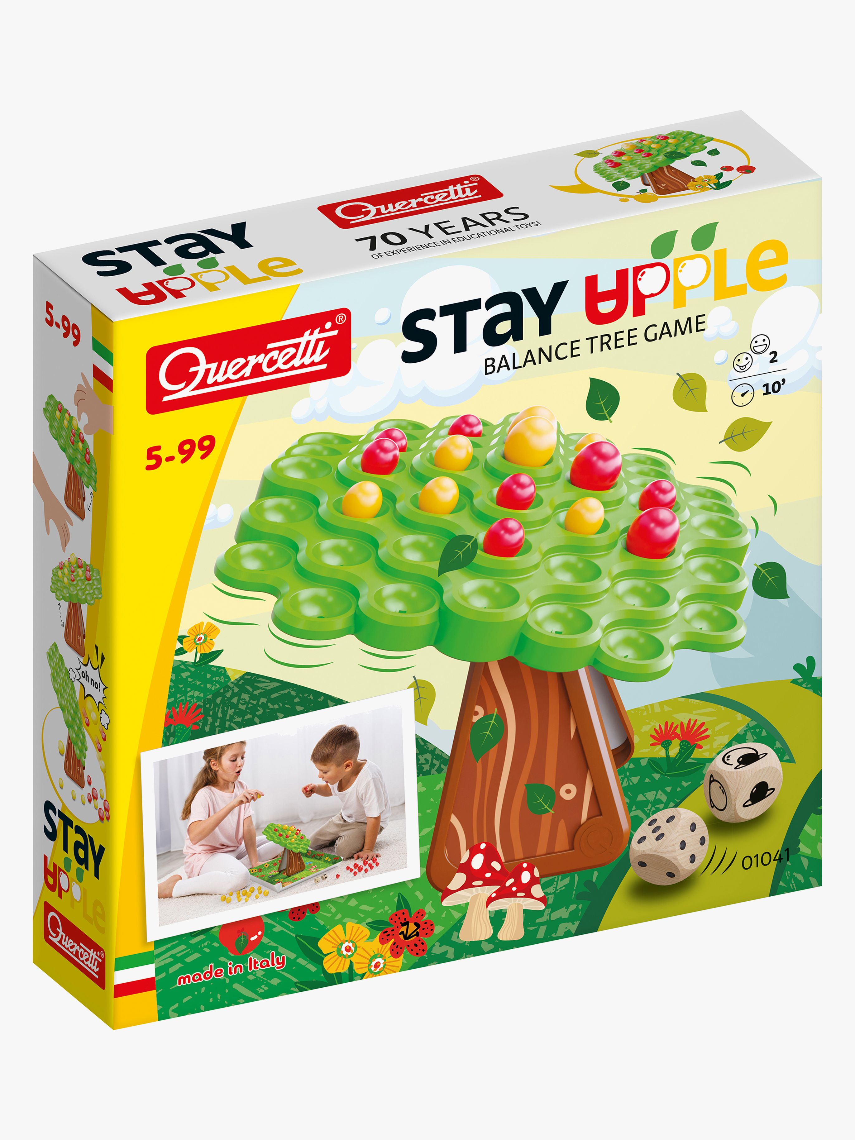 Quercetti Stay Apple Balansespill - Selskapsspill