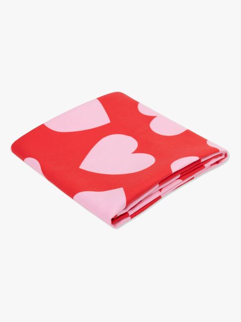 Swim Essentials Hearts Badehåndkle, Red