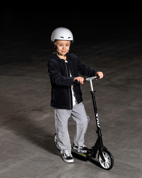 STIGA STR Sparkesykkel Route 200-S, Svart/lime