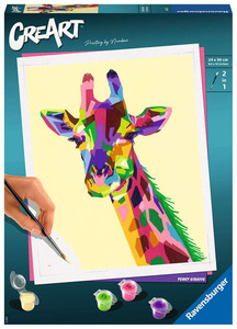 Ravensburger CreArt Fargeleggingsbok Funky Giraff