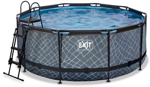 EXIT Stone Pool 360x122 cm with Sandfilter pump