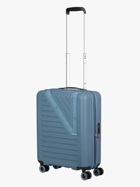 American Tourister Dynabelt Spinner Trillekoffert 36L, Rainstorm Blue