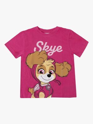 Paw Patrol T-skjorte, Mørkerosa