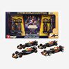Bburago F1 Red Bull Racing Max Verstappen World Champion Bilsett 1:43 4-Pakk