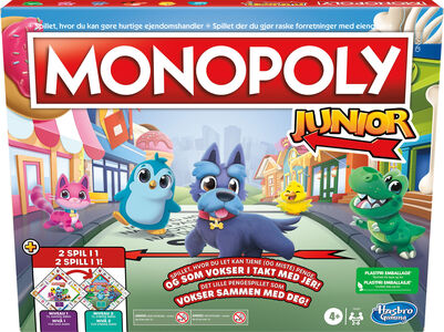 Monopoly Junior 2 spill i 1