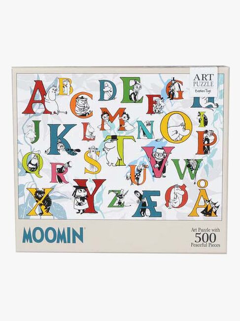 Barbo Toys Mummitrollet ABC Puslespill 500 Brikker