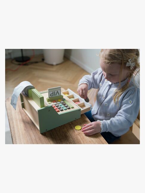 Dantoy Kassaapparat Wooden In Gift Box