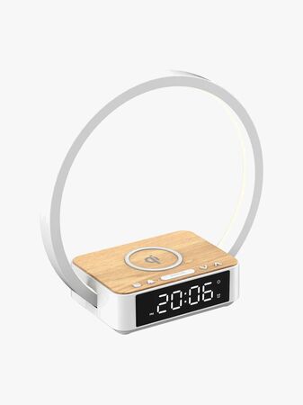 Lippa Nattlampe med Vekkeklokke, Hvit