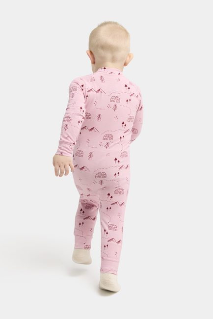 Nordbjørn Moritz Undertøysdress Bamboo, Pink Iceberg