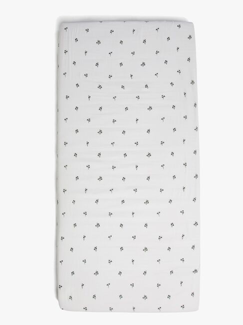 Alice & Fox ADORA Stretchlaken Sprinkelseng 60x120, Hvit