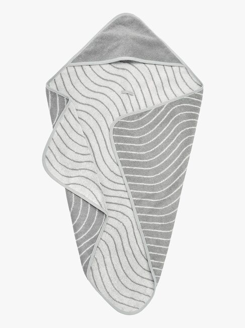 Leander Håndkle med Hette, Woodland Cool Grey